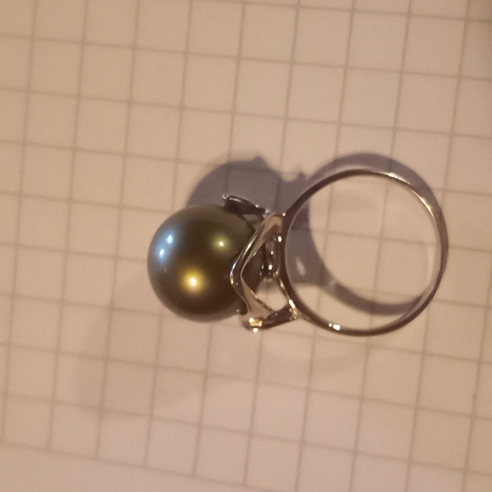 Tahitian pearl ring - Picture 5 of 8